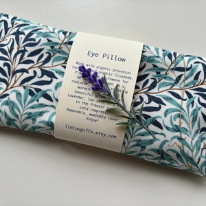 Lavender Eye Pillow, Eye Mask, Eye Pillow, William Morris Willow Bough