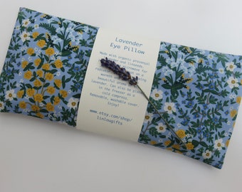 Lavender Eye Pillow, Organic Lavender Sachet, Wildwood Garden