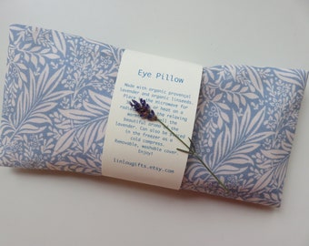 Lavender Eye Pillow, William Morris Inspired, Scented or Unscented