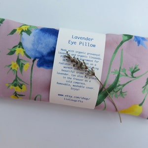 Eye Pillow, Eye Mask, Organic Lavender, Dusky Pink
