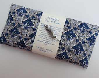 Almohada para ojos de lavanda, almohada de relajación para yoga, relleno a elegir