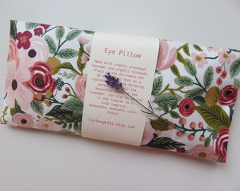 Almohada para ojos, mascarilla de lavanda para ojos