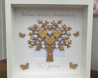 Golden Wedding Anniversary, Golden Wedding Anniversary Gift, Golden Wedding, Wedding Anniversary Gift, Wedding Anniversary