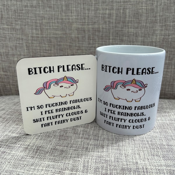 I’m So Fabulous Unicorn Mug, Unicorn Mug, Friend Mug, Funny Unicorn Gift, Funny Unicorn Mug, Unicorn Gift For Her, Bitch Please Mug