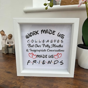 Leaving Gift, Leaving Gift For Women, Leaving Gift Frame, Leaving Present, Leaving Gift For Work Colleague, Chance Made Us Colleagues Gift,