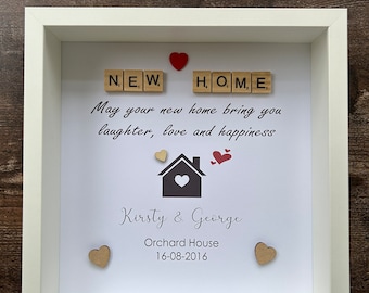 New Home Gift, New Home Frame, Home Warming Gift, New House Gift, Personalised New Home Gift, First Home Gift, First Home Frame, New Home