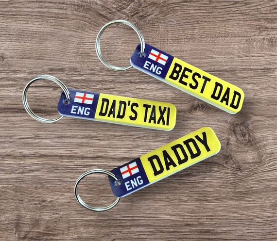Personalised Number Plate Keyring, License Plate Keyring, Number