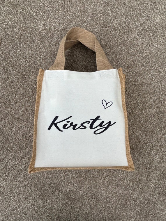 Personalised Jute Lunch Bag Personalised Work Bag Teacher Bag Tote Bag Shopper Bag Personalised Lunch Bag Teacher Gift Name Bag Etsy UK
