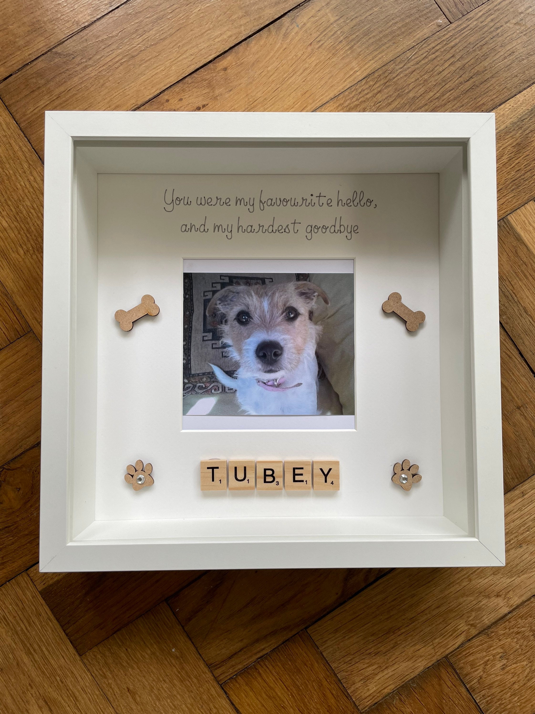 Pet Memorial Frame Dog Memorial Frame Pet Memorial Gift Cat Etsy UK