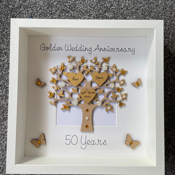 Golden Wedding Anniversary, Golden Wedding Anniversary Gift, Golden Wedding, Wedding Anniversary Gift, Wedding Anniversary