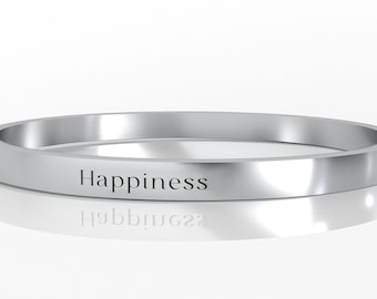 Sterling Silver "I Will Always Be With You" Ring - Adjustable, Inspirational Jewelry Gift For Women