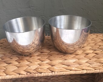 Pair of Vintage Pewter Jefferson Cups // 1950s Vintage Pewter Cups // Heirloom Vintage Cups