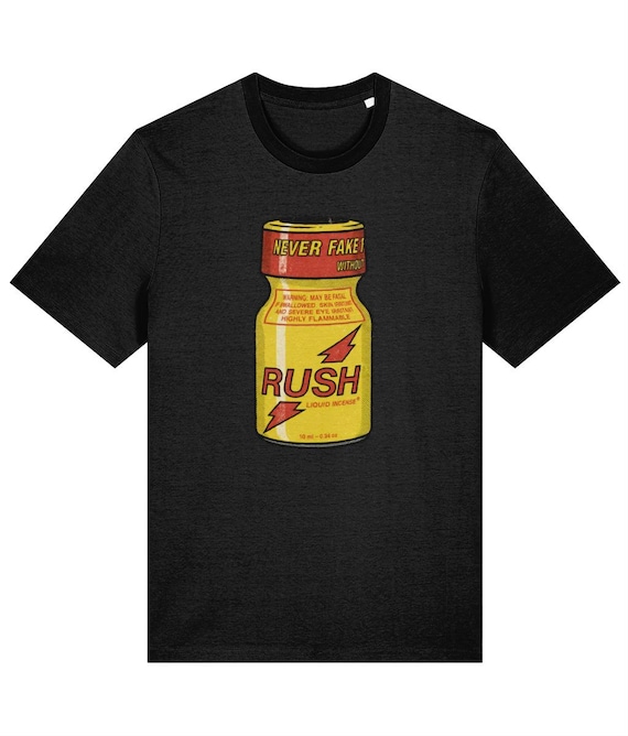 Rush Liquid Incense Graphic T-Shirt: Organic Cotton Unisex Fit