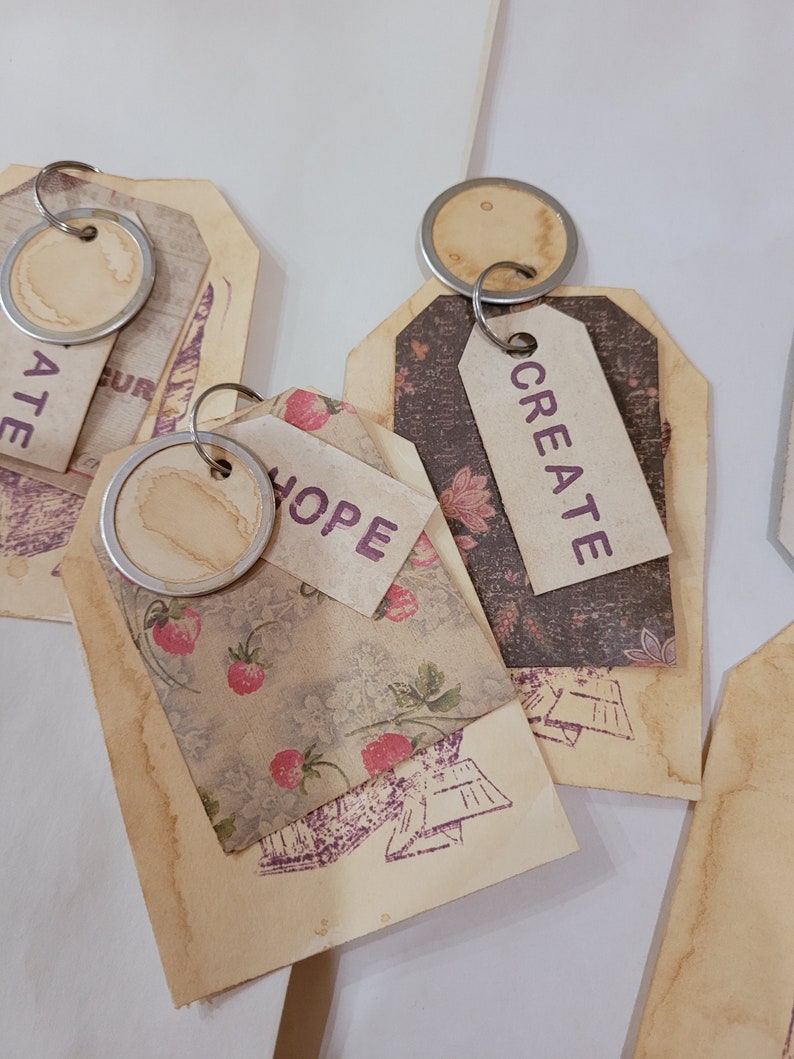 Junk Journal Dangles Etsy