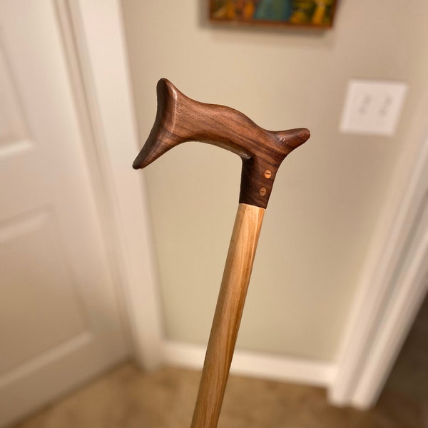 Wood Walking Stick Etsy