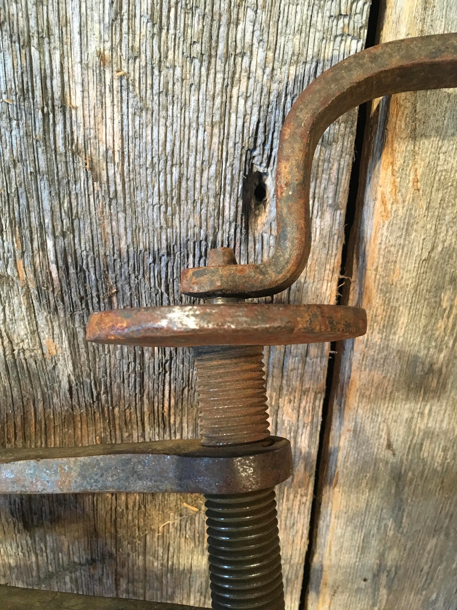 Vintage 1800s Screw Clamp Vise Woodwork Blacksmith Very Rare Etsy