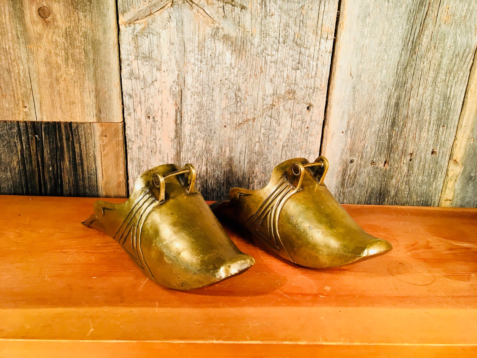 Antique brass stirrups late 1800s horse saddle stirrups Etsy