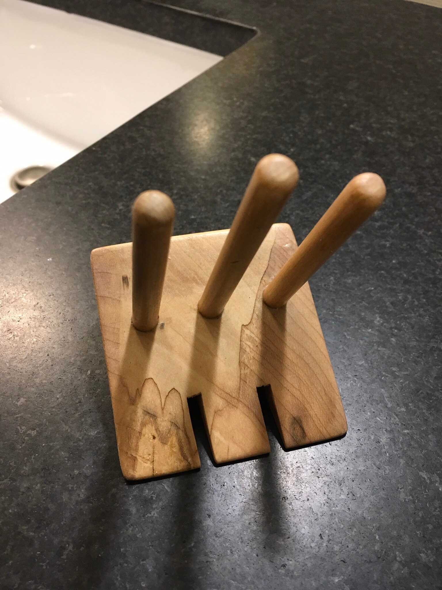 Wood Soap Holder Soap Dish Business Card Holder Hand Made Reclaimed