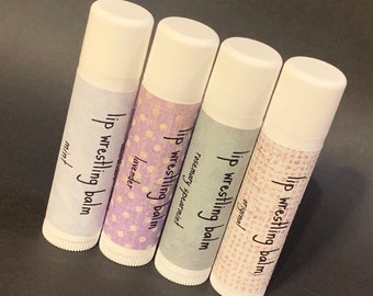 Lip wrestling balm natural lip balm.