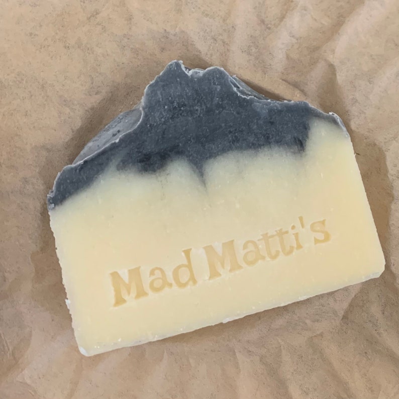 Mad Matti's handmade Olive You Bar Soap. Palm free image 6