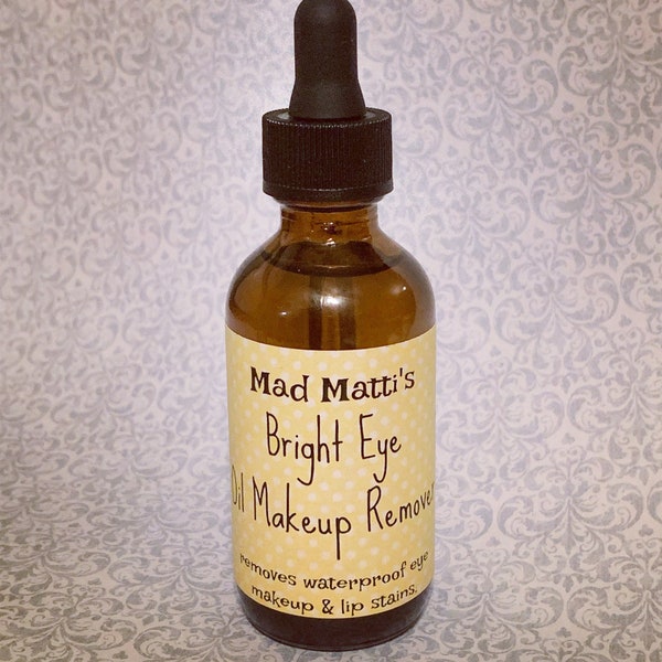 Mad Matti’s Bright Eye Makeup Remover removes eye and face makeup.