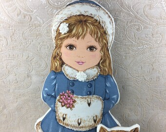 Priscilla and Fluff Dog Soft Cloth Pillow Dolls