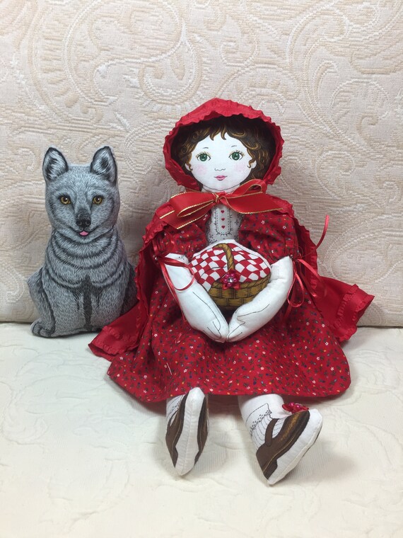 red riding hood wolf doll