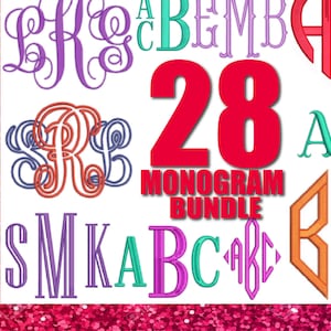 Embroidery fonts, Embroidery fonts pes, Monogram Embroidery Fonts in Csd Dst Exp Hus Jef Pes Pcs Shv Sew Vp3 Vip Xxx file formats