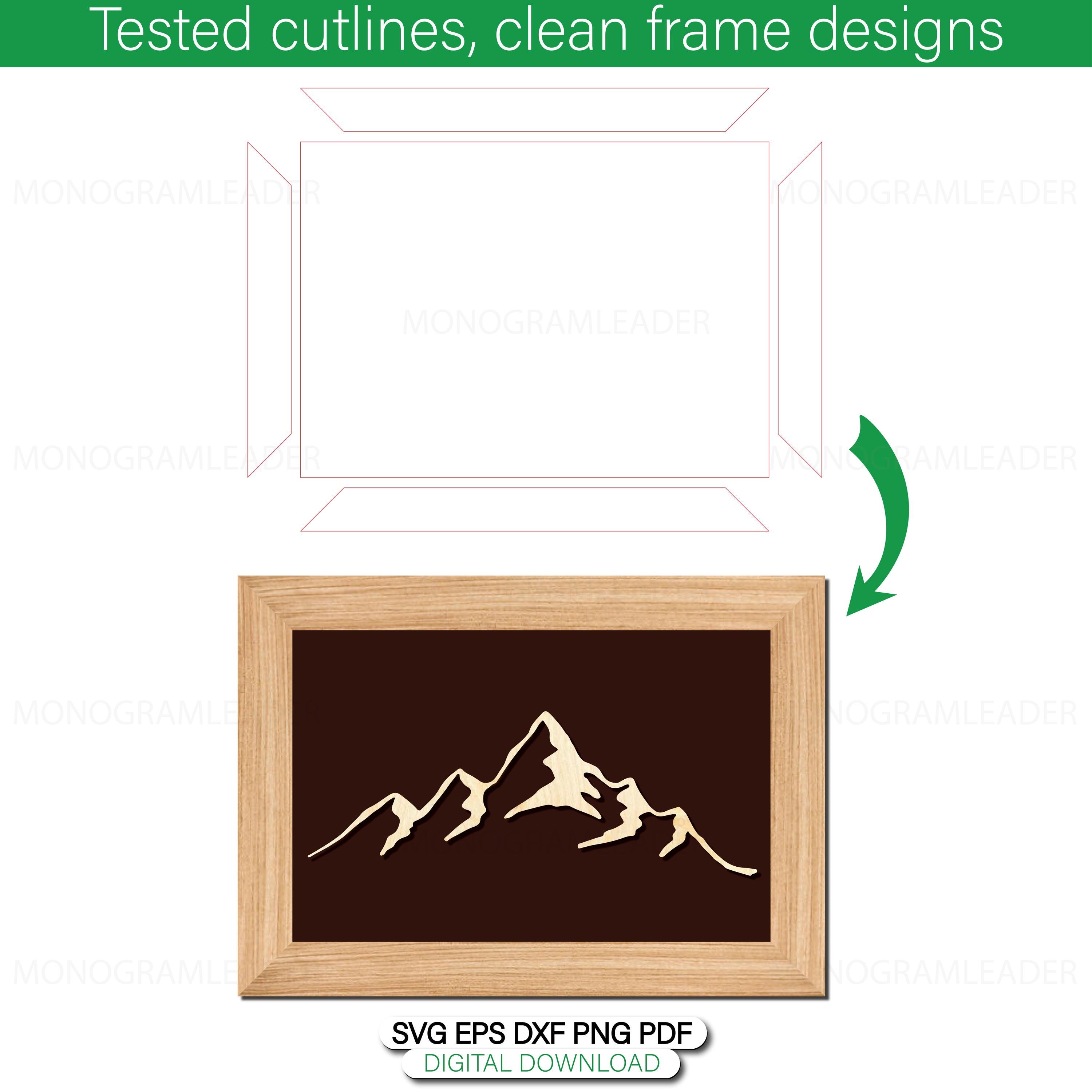 Photo Frame Laser Cut Files: 28 SVG Bundle (digital Download) - Etsy