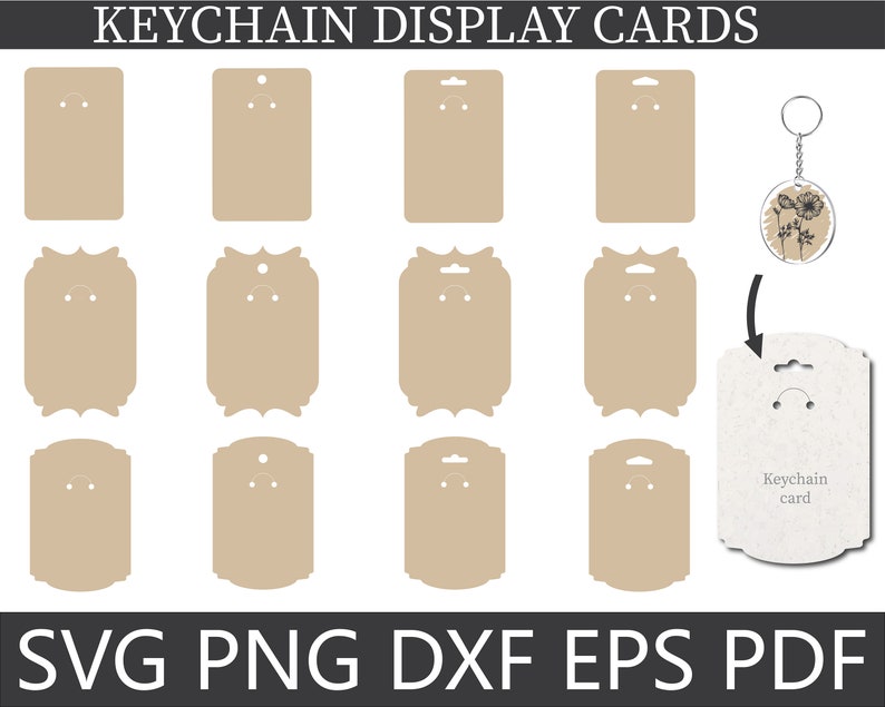 Keychain Svg Keychain Bundle Svg Keychain Pattern SVG Etsy
