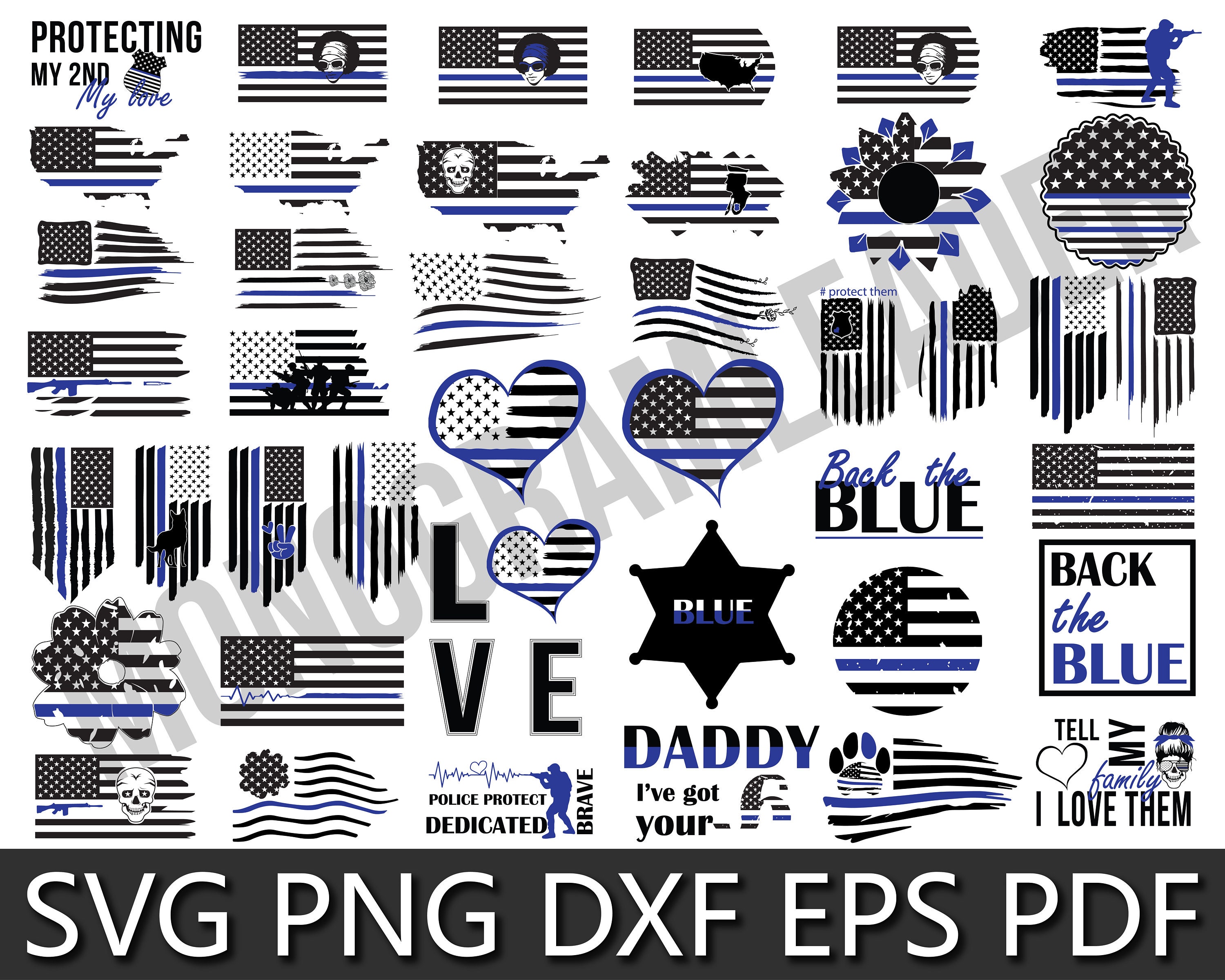 Police Svg Files Police SVG Bundle Police Flag Svg Thin Blue Line Svg - Etsy Canada