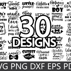 Baby SVG bundle | Baby shower svg | Funny baby quotes svg | Baby svg | Newborn svg | Baby quote bundle svg | baby svg files for cricut