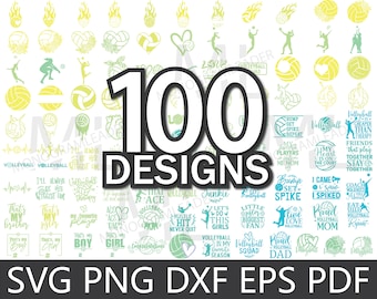Voleibol SVG Bundle / Voleibol SVG / Voleibol PNG / Voleibol Silueta / Voleibol bola svg, Voleibol Citar archivos svg para Cricut