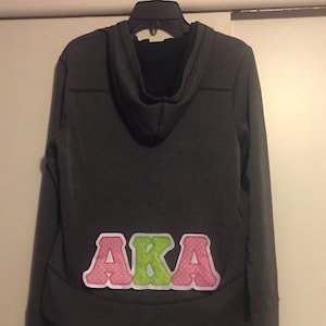 Sweatshirt with your Favorite Greek Sequin Letters!