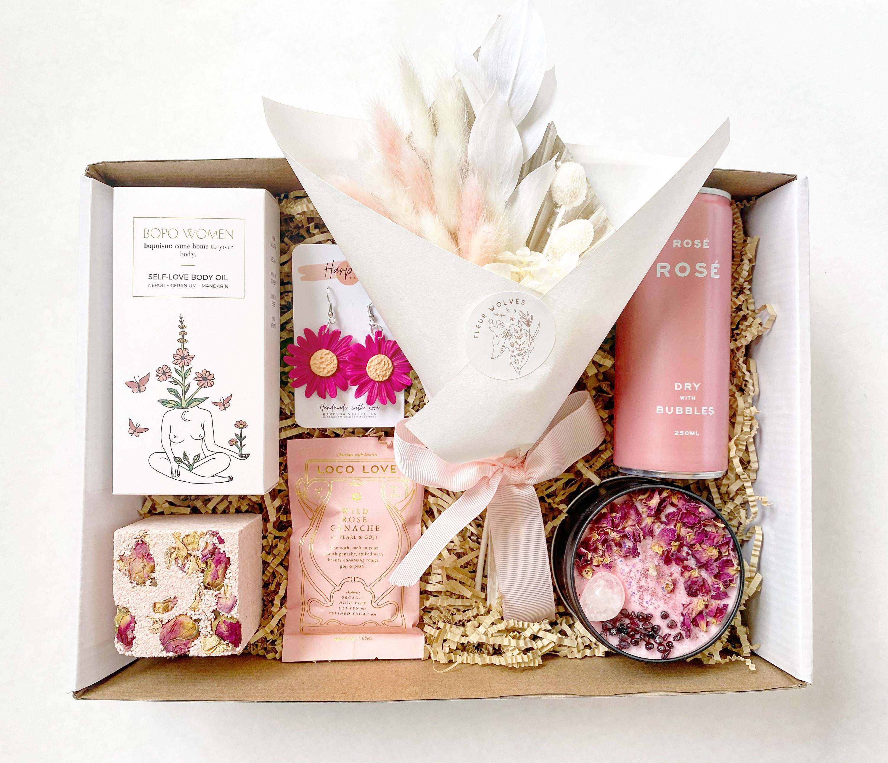Pink Mothers Day Hamper Etsy