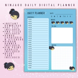 Elementaire Masters dagelijkse planner | Afdrukbaar briefpapier | Directe download