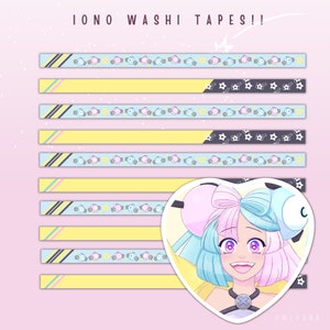 Scarlet Violet Gym Leader Iono Double Washi Tape Set of 2