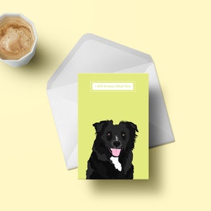 Wenskaart | Aussie | De | van de hond Illustratief | 4x6 inch | Leeg binnen | Liefde