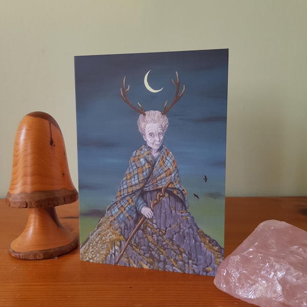 Cailleach A6 Blank Pagan Greetings Card