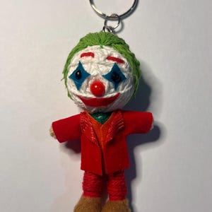 Joker Phoenix Superschurke Handmade Voodoo String Puppe Schlüssel Anhänger Cosplay