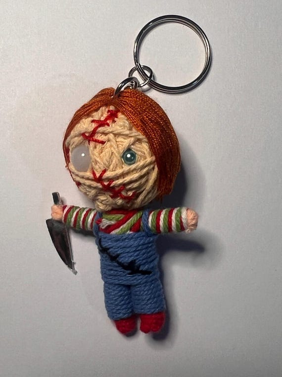 Chucky Chuck Chuckles Horror Cult Icon Handmade Voodoo String Doll