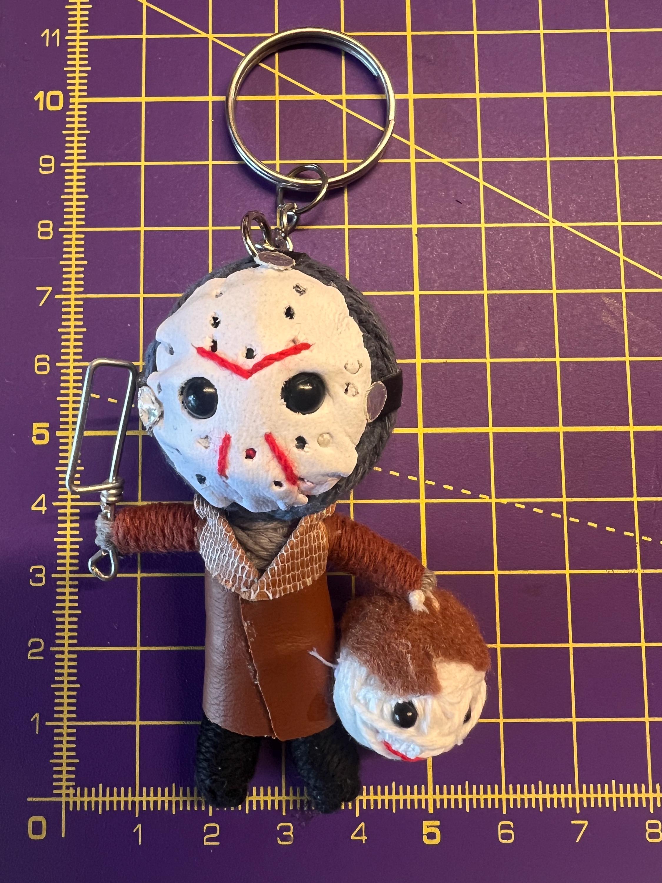 Jason Hockey Mask Horror Cult Icon Voodoo Handmade Voodoo String Doll ...