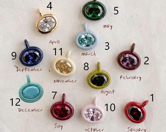 6 piezas de dijes ovalados de circonita chapados en oro, colgantes de piedras preciosas para la creación de joyas DIY.