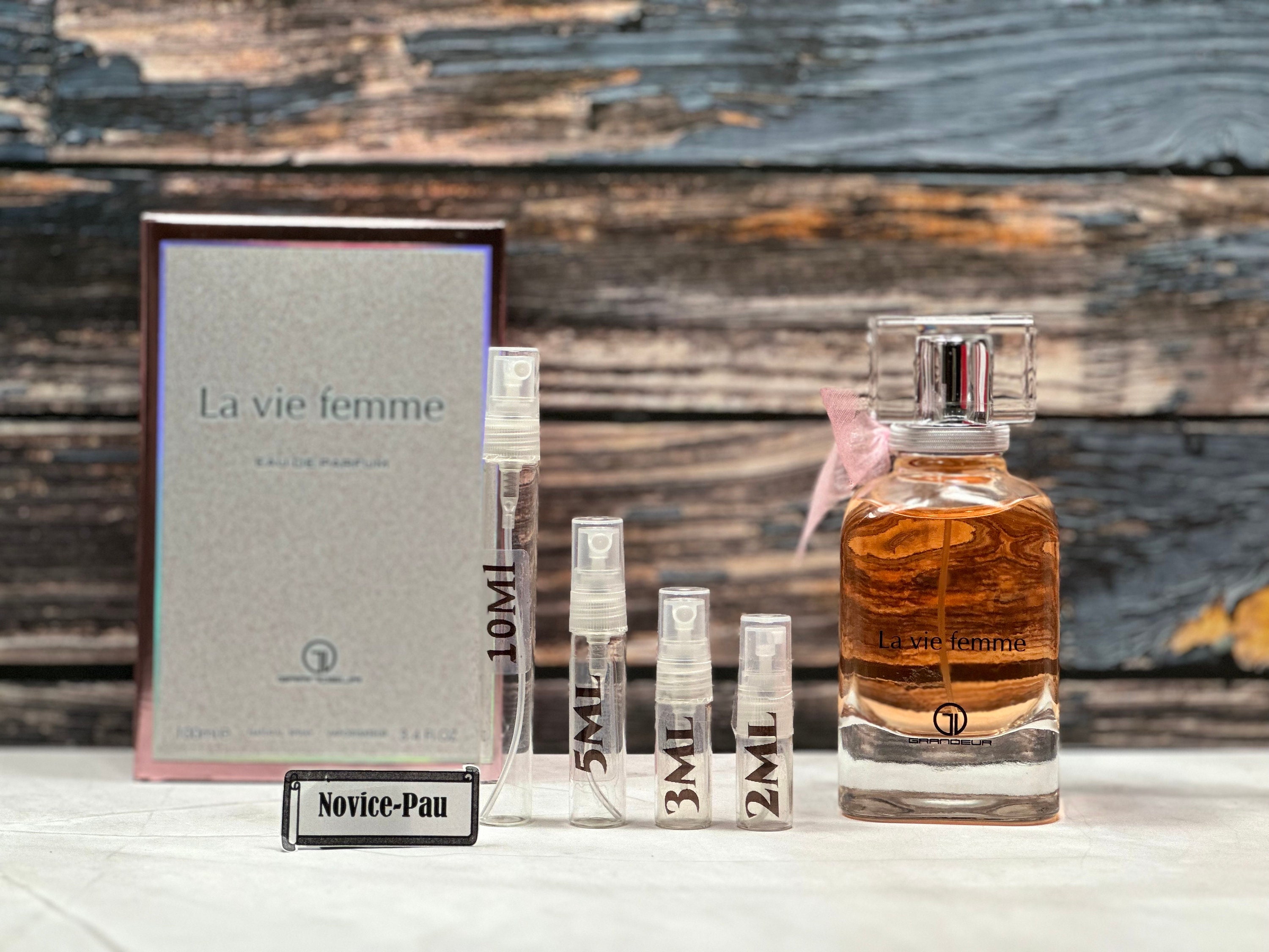 La Vie Femme EDP Perfume by Grandeur Sample 2ml, 3ml, 5ml and 10ml