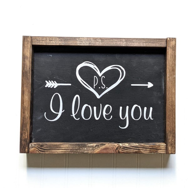 PS I Love You PNG JPEG Stencil | Digital File Download for Cricut