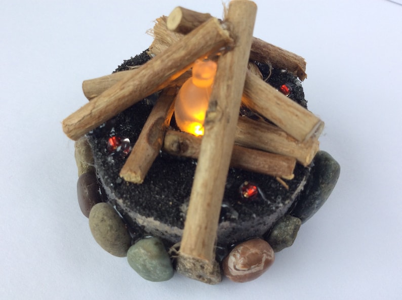 Mini Bonfire that will Light Up also Little Firepit or Etsy