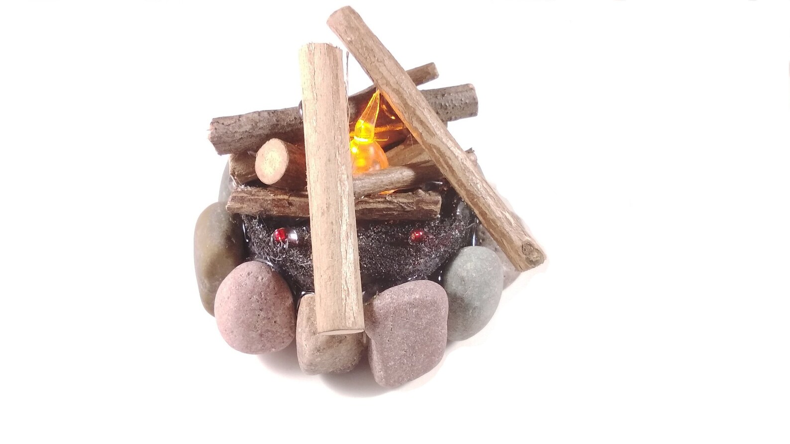 Mini Bonfire That Will Light up Also Little Firepit or - Etsy