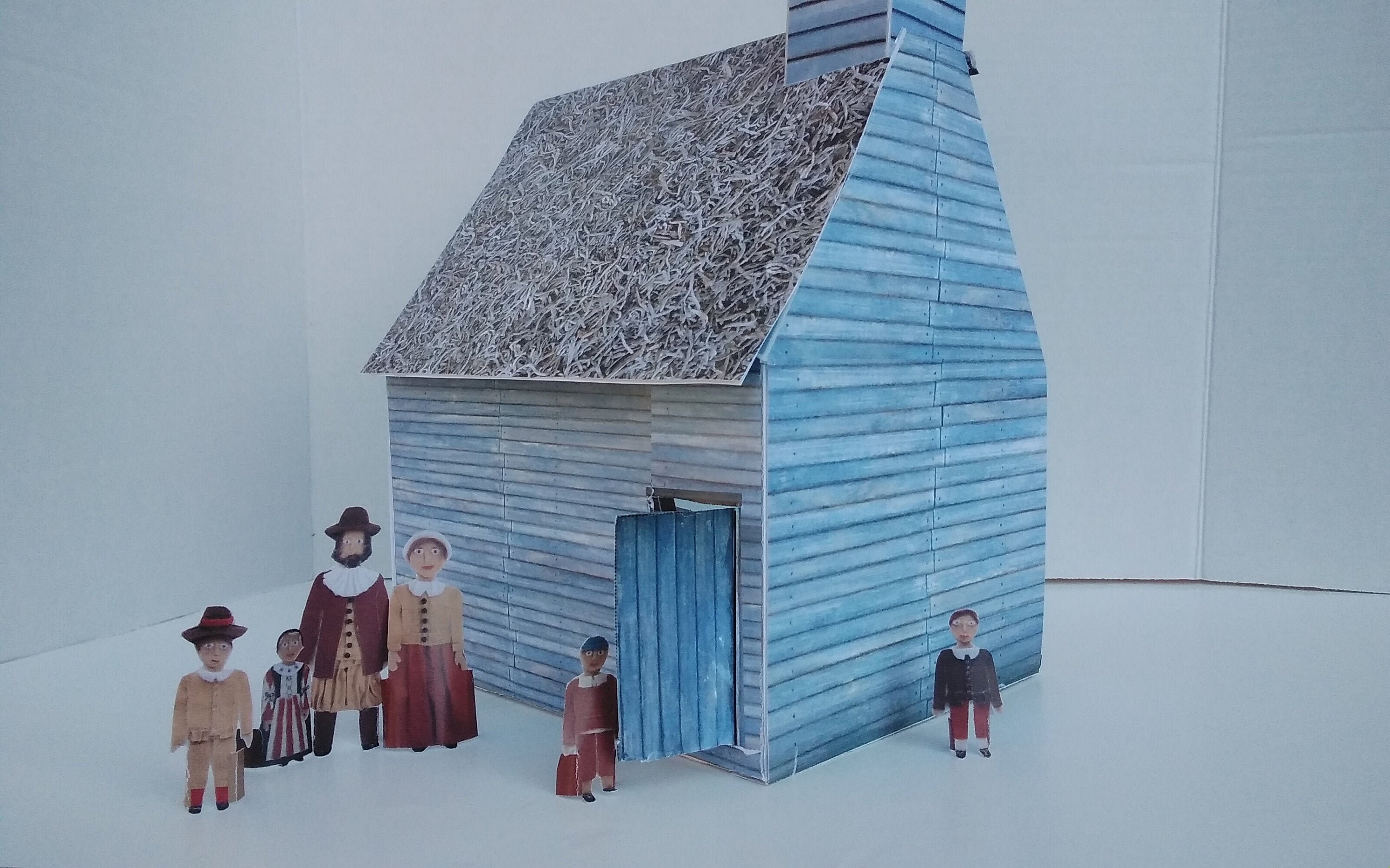 Thanksgiving Activity Pilgrim Doll Paper Playset William | Etsy