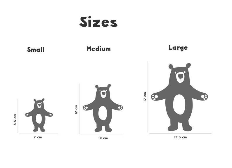 Bear Family Wall Decals wall stickers
