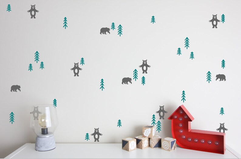 Bear Family Wall Decals wall stickers